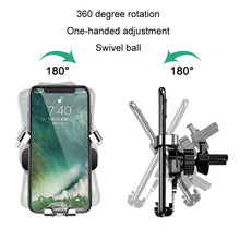 Load image into Gallery viewer, 650 Vehicle-mounted Mobile Phone Gravity Bracket Air Outlet Navigation Holder, Silver, Black, Paste Silver, Paste Black