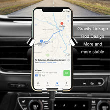 Load image into Gallery viewer, 650 Vehicle-mounted Mobile Phone Gravity Bracket Air Outlet Navigation Holder, Silver, Black, Paste Silver, Paste Black