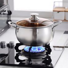 Load image into Gallery viewer, Si Gang 24CM Stainless Steel Drum-shaped Large-capacity Extra Thick Soup Pot, 24 CM