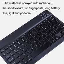 Load image into Gallery viewer, 10 Inch RGB Colorful Backlit Bluetooth Keyboard And Mouse Set For Mobile Phone / Tablet, Black, White