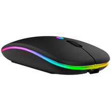 Load image into Gallery viewer, 3 Keys RGB Backlit Silent Bluetooth Wireless Dual Mode Mouse