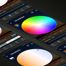 Load image into Gallery viewer, Bluetooth Suit Smart Music Sound Control Light Strip Waterproof 5050 RGB Colorful Atmosphere LED Light Strip With 24-Keys Remote Control, 5M 150 LEDs, 5M 300 LEDs, 10M 300 LEDs, 10M 600 LEDs, 15M 450 LEDs, 15M 270 LEDs, 20M 360 LEDs, 30M 540 LEDs