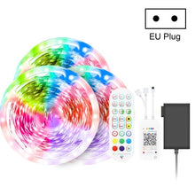Load image into Gallery viewer, Bluetooth Suit Smart Music Sound Control Light Strip Waterproof 5050 RGB Colorful Atmosphere LED Light Strip With 24-Keys Remote Control, 5M 150 LEDs, 5M 300 LEDs, 10M 300 LEDs, 10M 600 LEDs, 15M 450 LEDs, 15M 270 LEDs, 20M 360 LEDs, 30M 540 LEDs