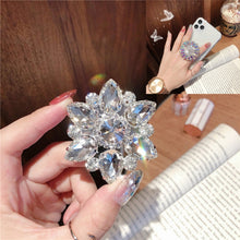 Load image into Gallery viewer, 2 PCS Lazy Man Live Shooting Mobile Phone Rotating Ring Buckle Holder, Big Diamond, Small Diamond, Colorful Full Diamond, Square, Satellite Long Diamond, Flower Long Diamond, Full of Pearls, Round Pearl, Five Pearl