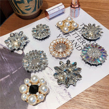 Load image into Gallery viewer, 2 PCS Lazy Man Live Shooting Mobile Phone Rotating Ring Buckle Holder, Big Diamond, Small Diamond, Colorful Full Diamond, Square, Satellite Long Diamond, Flower Long Diamond, Full of Pearls, Round Pearl, Five Pearl