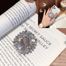 Load image into Gallery viewer, 2 PCS Lazy Man Live Shooting Mobile Phone Rotating Ring Buckle Holder, Big Diamond, Small Diamond, Colorful Full Diamond, Square, Satellite Long Diamond, Flower Long Diamond, Full of Pearls, Round Pearl, Five Pearl