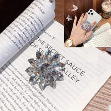 Load image into Gallery viewer, 2 PCS Lazy Man Live Shooting Mobile Phone Rotating Ring Buckle Holder, Big Diamond, Small Diamond, Colorful Full Diamond, Square, Satellite Long Diamond, Flower Long Diamond, Full of Pearls, Round Pearl, Five Pearl
