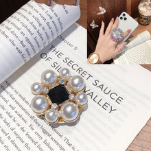 Load image into Gallery viewer, 2 PCS Lazy Man Live Shooting Mobile Phone Rotating Ring Buckle Holder, Big Diamond, Small Diamond, Colorful Full Diamond, Square, Satellite Long Diamond, Flower Long Diamond, Full of Pearls, Round Pearl, Five Pearl
