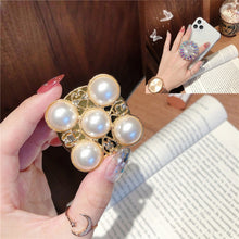 Load image into Gallery viewer, 2 PCS Lazy Man Live Shooting Mobile Phone Rotating Ring Buckle Holder, Big Diamond, Small Diamond, Colorful Full Diamond, Square, Satellite Long Diamond, Flower Long Diamond, Full of Pearls, Round Pearl, Five Pearl