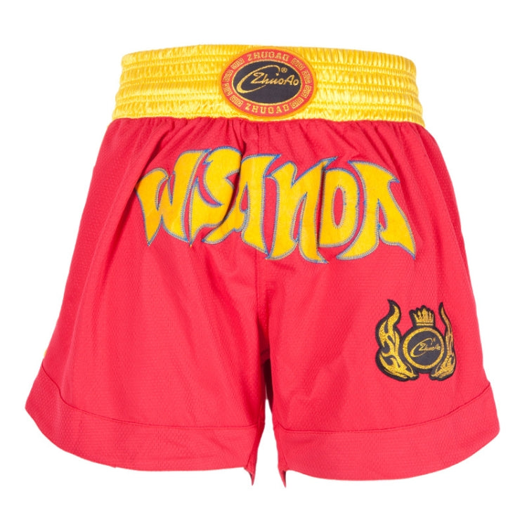 ZhuoAo Muay Thai/Boxing/Sanshou/Fighting Shorts for Men and Women, XS, S