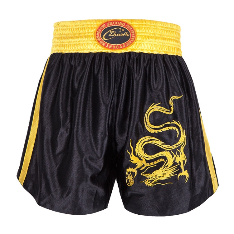 ZhuoAo Muay Thai/Boxing/Sanshou/Fighting Shorts for Men and Women, XS, S