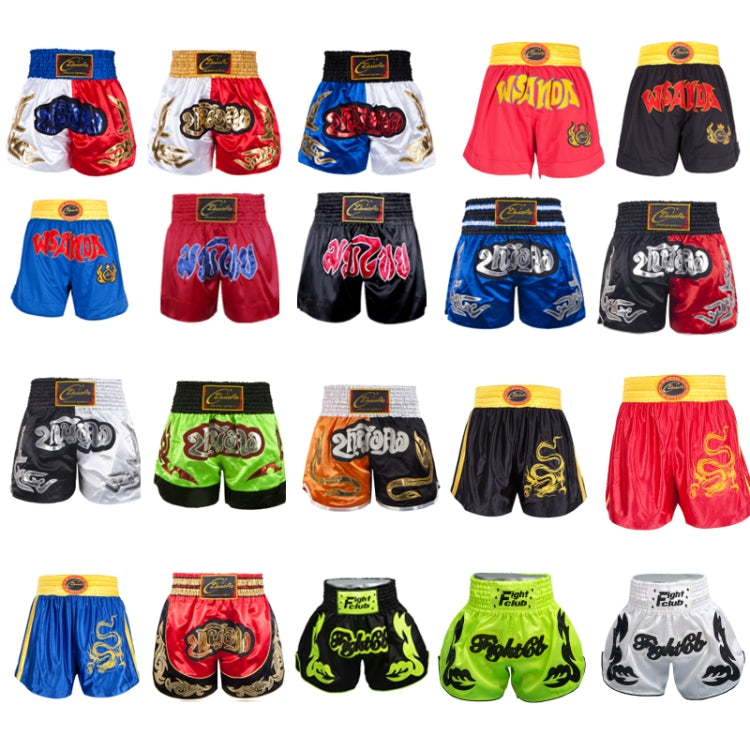 ZhuoAo Muay Thai/Boxing/Sanshou/Fighting Shorts for Men and Women, M, L