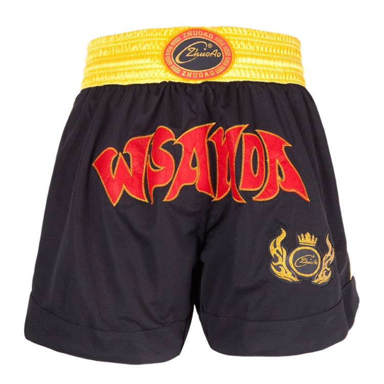ZhuoAo Muay Thai/Boxing/Sanshou/Fighting Shorts for Men and Women, XL, XXL