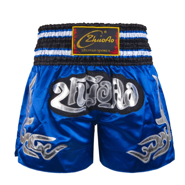 ZhuoAo Muay Thai/Boxing/Sanshou/Fighting Shorts for Men and Women, XL, XXL