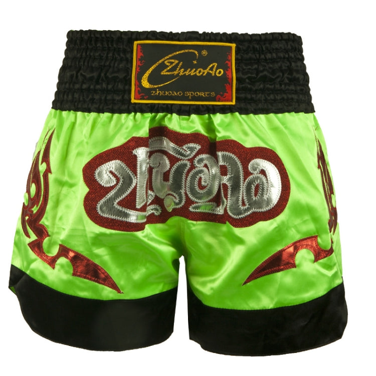 ZhuoAo Muay Thai/Boxing/Sanshou/Fighting Shorts for Men and Women, XL, XXL