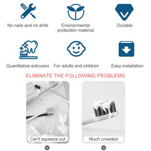 Load image into Gallery viewer, Automatic Toothpaste Squeezing Wall-mounted Toothpaste Rack