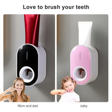 Load image into Gallery viewer, Automatic Toothpaste Squeezing Wall-mounted Toothpaste Rack