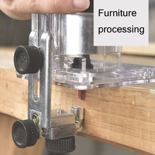 Load image into Gallery viewer, Woodworking Trimming Machine Multifunctional Electric Wood Milling Slotting Machine Engraving Tools EU Plug, 600W Plastic Body, 720W Aluminum Body