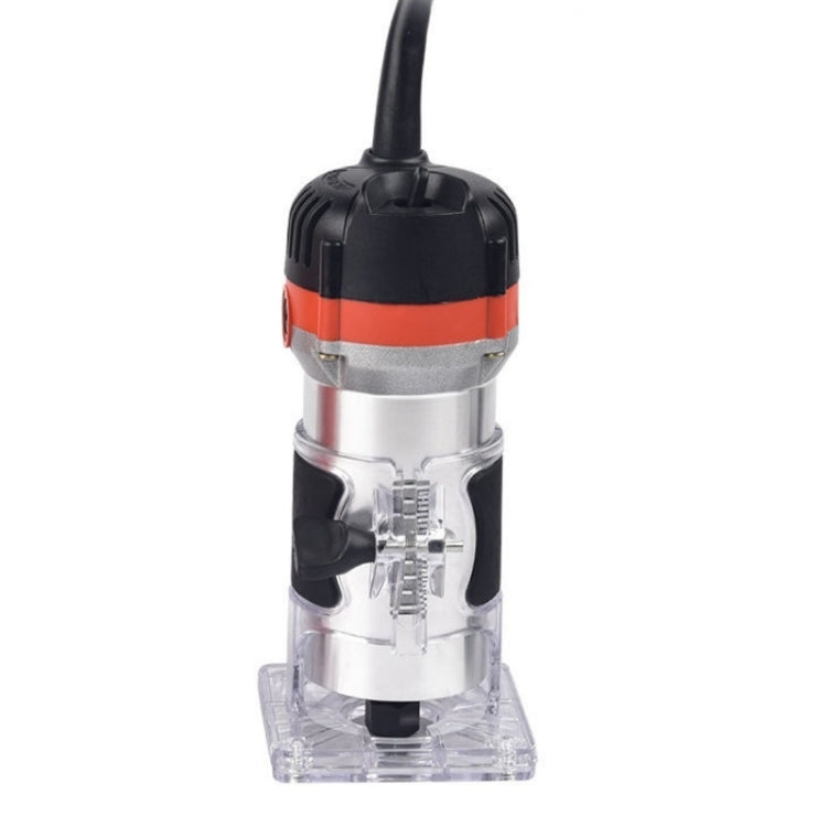 Woodworking Trimming Machine Multifunctional Electric Wood Milling Slotting Machine Engraving Tools EU Plug, 600W Plastic Body, 720W Aluminum Body