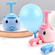 Load image into Gallery viewer, Piggy Air Powered Balloon Car Friction Car Children Intellectual Toy