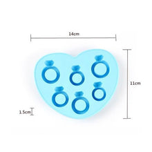 Load image into Gallery viewer, Silicone DIY Creative Ring Ice Mold Ice Box, Ring Shape