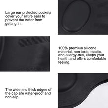 Load image into Gallery viewer, Silicone Ear Protection Waterproof Swimming Cap for Adults with Long Hair