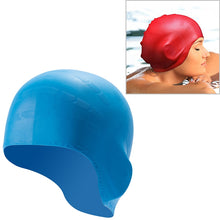 Load image into Gallery viewer, Silicone Ear Protection Waterproof Swimming Cap for Adults with Long Hair