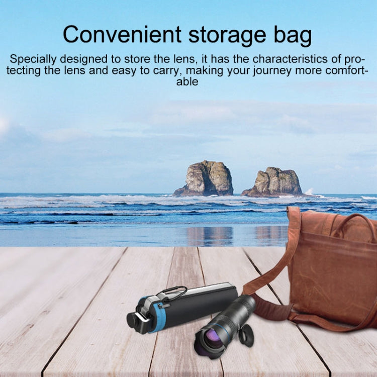 APEXEL APL-JS36XJJ04 Full Metal 36X High List Tube External Dual-tone Telescope Universal Telephoto Mobile Phone Lens