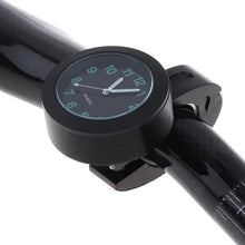 Load image into Gallery viewer, Motorcycle Bike Modified Handlebar Clock Watch, White, Black