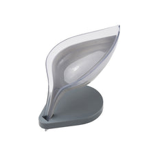 Load image into Gallery viewer, 5 PCS Creative Bathroom Free Punching Sucker Transparent Leaf Drain Soap Storage Box