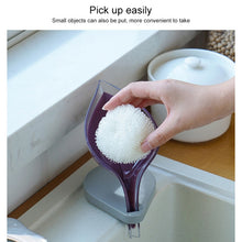 Load image into Gallery viewer, 5 PCS Creative Bathroom Free Punching Sucker Transparent Leaf Drain Soap Storage Box
