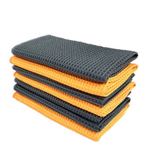 Load image into Gallery viewer, Pineapple Lattice Microfiber Lint-free Absorbent Honeycomb Car Washing Towel, 40x40cm