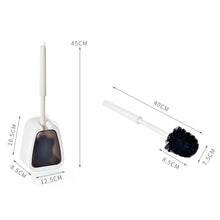 Load image into Gallery viewer, Wall-mounted Toilet Brush Simple No-punching Bathroom Cleaning Brush, White, Black
