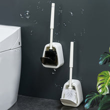 Load image into Gallery viewer, Wall-mounted Toilet Brush Simple No-punching Bathroom Cleaning Brush, White, Black