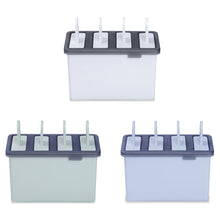 Load image into Gallery viewer, Home Made Popsicle Ice Cream Mold Set, White, Green, Blue