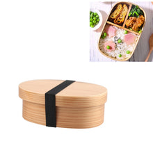 Load image into Gallery viewer, Wood Environmental Protection Tableware Portable Lunch Box Bento Box, Single Layer, Double Layer