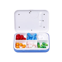 Load image into Gallery viewer, Regular Reminder Compartment Electronic Pill Box 6 Grid Electronic Version Mini Sealed Pill Box