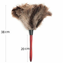 Load image into Gallery viewer, Feather Duster Brush Wooden Handle Anti-static Household Car Dust Collector, Dust Collector