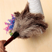 Load image into Gallery viewer, Feather Duster Brush Wooden Handle Anti-static Household Car Dust Collector, Dust Collector