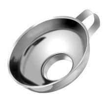 Load image into Gallery viewer, Household Kitchen 304 Stainless Steel Large Caliber Small Food Funnel, Steel Funnel