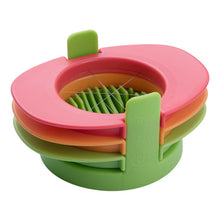 Load image into Gallery viewer, 3 in 1 Multifunctional Egg Cutter Half-cut Egg Tool, Colorful, Orange