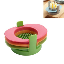 Load image into Gallery viewer, 3 in 1 Multifunctional Egg Cutter Half-cut Egg Tool, Colorful, Orange