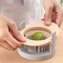 Load image into Gallery viewer, 3 in 1 Multifunctional Egg Cutter Half-cut Egg Tool, Colorful, Orange