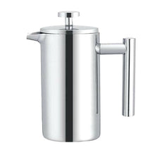 Load image into Gallery viewer, 304 Stainless Steel French Pressure Coffee Pot Hand Made Tea Pot, 350ml, 800ml, 1000ml