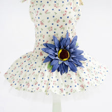 Load image into Gallery viewer, Pet Clothing Dog Cat Spring and Summer Breathable Daisy Skirt, XS, S, M, L, XL
