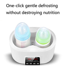 Load image into Gallery viewer, NUBITE N20 2 In 1 Double Bottle Warmer Sterilization Machine, Plug Specifications:, EU Plug, US Plug