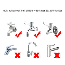 Load image into Gallery viewer, 2 PCS Faucet Nipple Universal Joint Car Wash Water Gun Garden Clamp Joint, Faucet Nipple