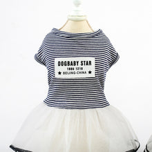 Load image into Gallery viewer, Pet Clothes Dog Summer Breathable Striped Skirt, XS, S, M, L, XL