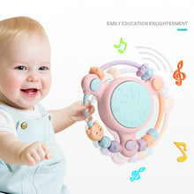 Load image into Gallery viewer, Baby Music Hand Drum Multi-function Early Education Puzzle Rattle Toy