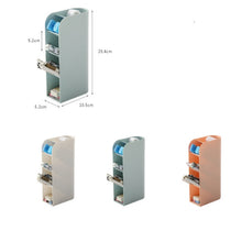 Load image into Gallery viewer, Multifunctional Home Furnishing Vertical Desktop Plastic Makeup Storage Box Student Stationery Pen Holder, Pink, Blue, White